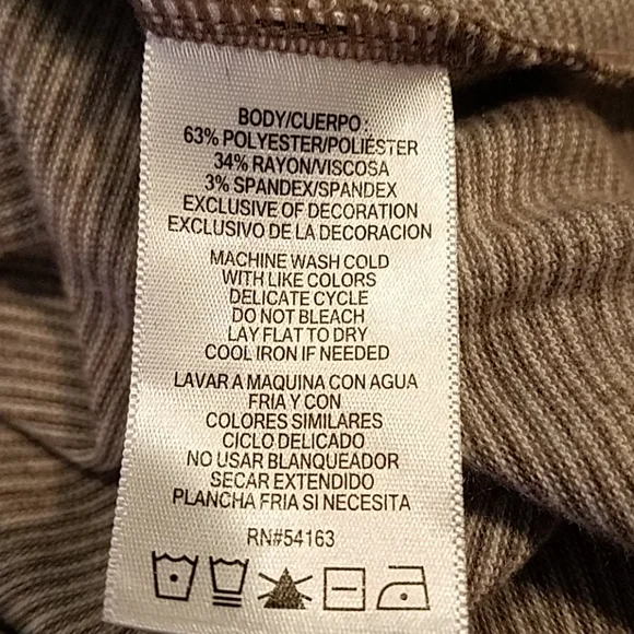 Tommy Hilfiger Sport Striped Long Sleeve Pullover Top XL - Picture 3 of 6